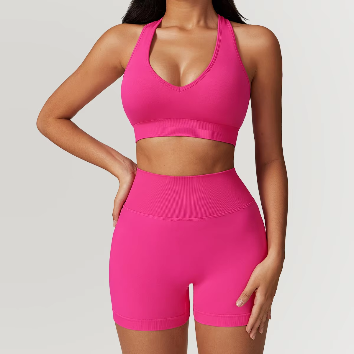 Ensemble de sport PrettyFit – Brassière & Short